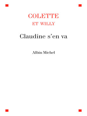 cover image of Claudine s'en va